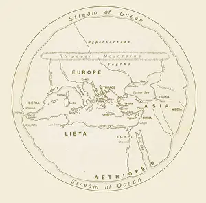 World Cultures Prints: The world as seen by the ancients