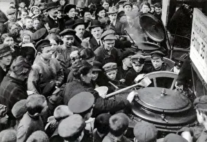 Kitchen Prints: WWI, Berlin Soup Kitchen, 1916