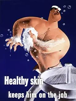 Control Prints: WWII Health Poster, Healthy Skin