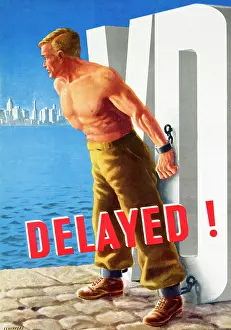Control Prints: WWII STD Poster, Delayed! VD