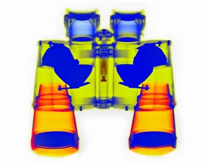 Enhance Prints: X-ray of Binoculars