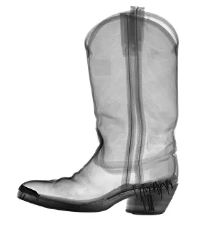 White Prints: X-ray of a Cowboy Boot