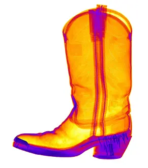 Mixed Science Images Prints: X-ray of a Cowboy Boot