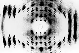 Xrays Prints: X-ray diffraction image of DNA