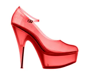 Styles Prints: An X-ray of a High Heel Shoe
