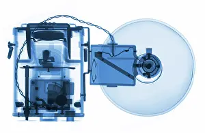 Technology Prints: X-Ray of Kodak Reflex Camera