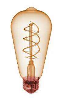 Mixed Science Images Prints: X-Ray of LED Light Bulb