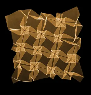 Pattern Prints: X-ray of Mathematical Origami