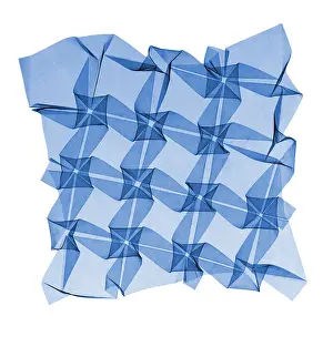 Pattern Prints: X-ray of Mathematical Origami