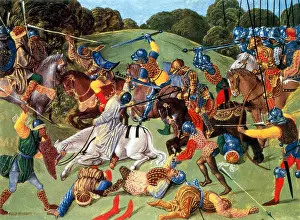 World Cultures Prints: Hundred Years War, 1337-1453