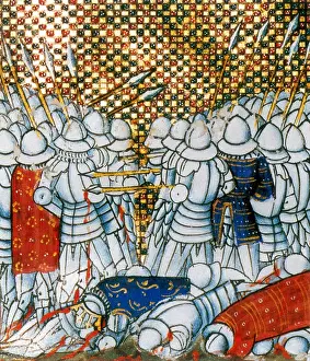 14th Prints: Hundred Years War, Battle of Crecy, 1346