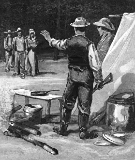 Epidemic Prints: Yellow Fever, Shotgun Quarantine, 1888