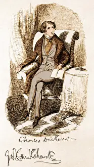 2011 Prints: Young Charles Dickens, English Author